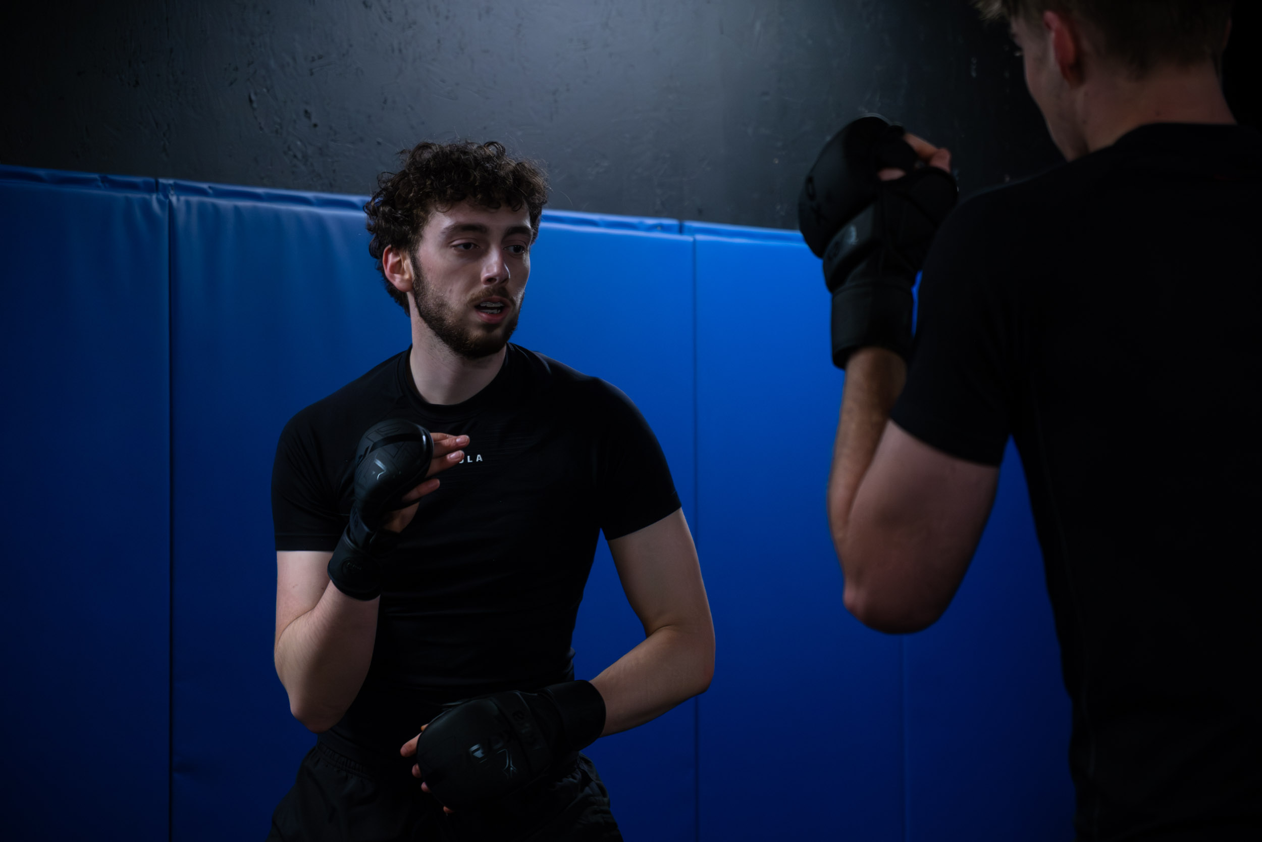 Un membre de Jiu-Jitsu Saguenay entre deux rounds